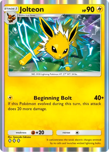 Jolteon (a3b-025) card in Pokémon TCG Pocket
