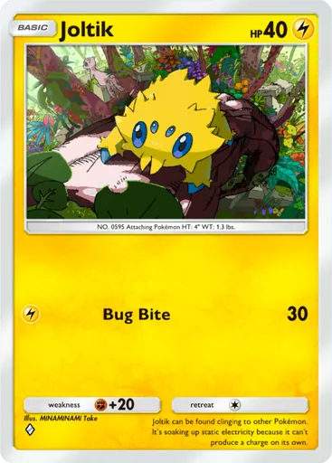 Joltik (a1a-028) card in Pokémon TCG Pocket