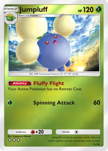 Jumpluff (a4b-019) card in Pokémon TCG Pocket