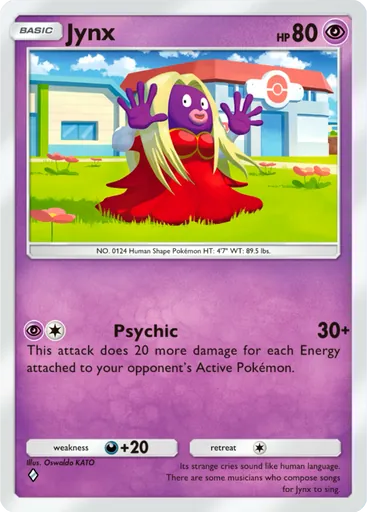 Jynx (a1-127) card in Pokémon TCG Pocket