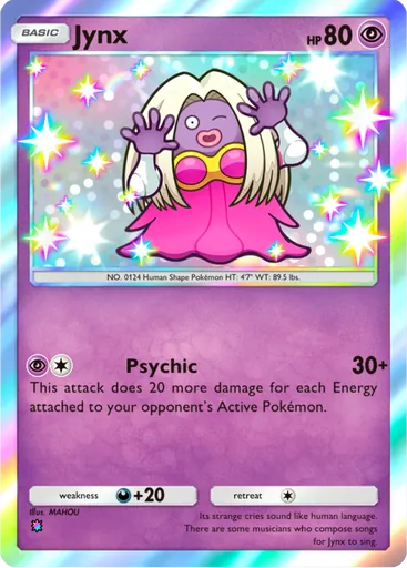 Jynx (a3a-094) card in Pokémon TCG Pocket