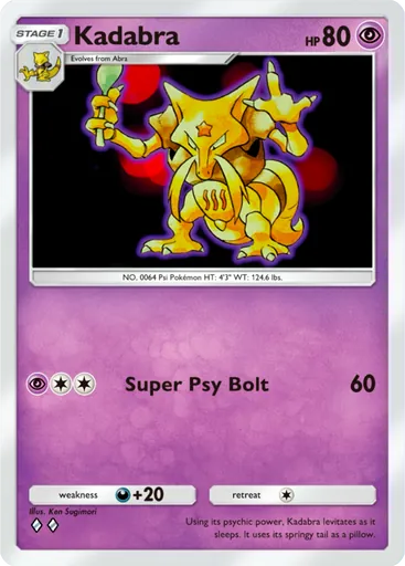 Kadabra (a1-116) card in Pokémon TCG Pocket