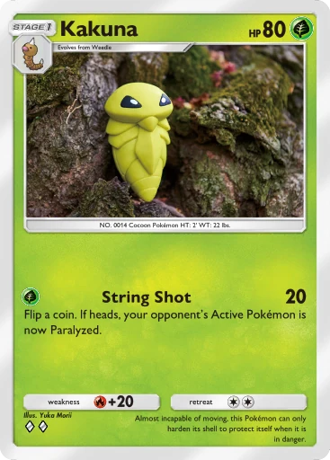 Kakuna (a4b-008) card in Pokémon TCG Pocket