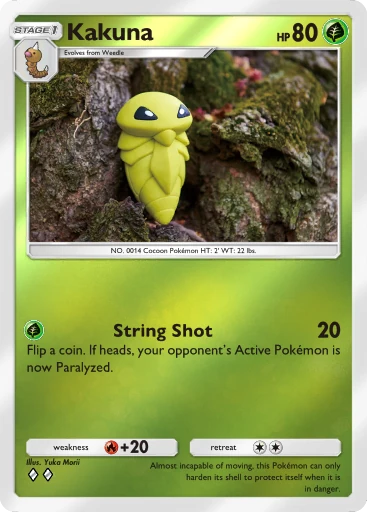 Kakuna (a4b-009) card in Pokémon TCG Pocket