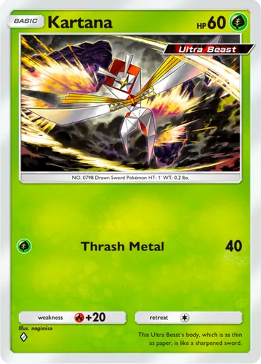 Kartana (a3a-008) card in Pokémon TCG Pocket