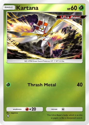 Kartana (a4b-048) card in Pokémon TCG Pocket