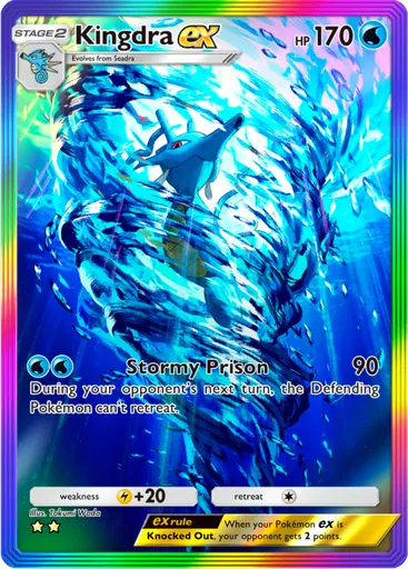 Kingdra ex (a4-203) card in Pokémon TCG Pocket