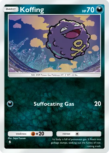 Koffing (a1-176) card in Pokémon TCG Pocket