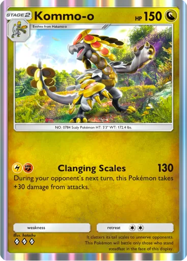 Kommo-o (a3-127) card in Pokémon TCG Pocket