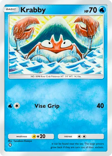 Krabby (a1-068) card in Pokémon TCG Pocket