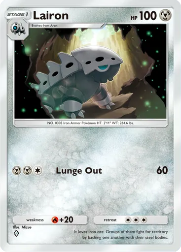 Lairon (a3a-049) card in Pokémon TCG Pocket