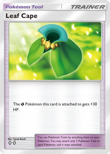 Leaf Cape (a4b-324) card in Pokémon TCG Pocket