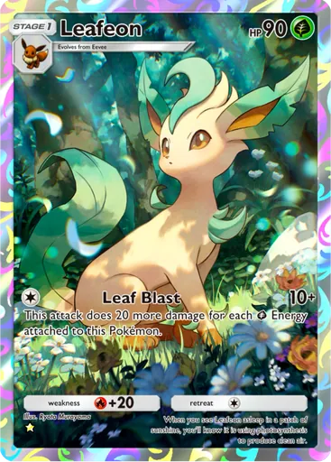 Leafeon (a3b-070) card in Pokémon TCG Pocket