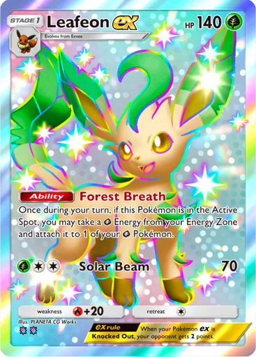 Leafeon ex (a4-233) card in Pokémon TCG Pocket