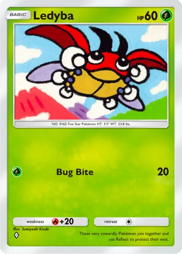 Ledyba (a4-011) card in Pokémon TCG Pocket
