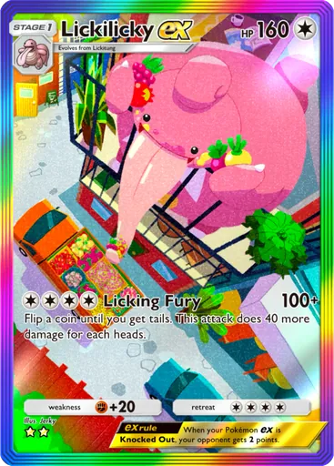 Lickilicky ex (a2-203) card in Pokémon TCG Pocket