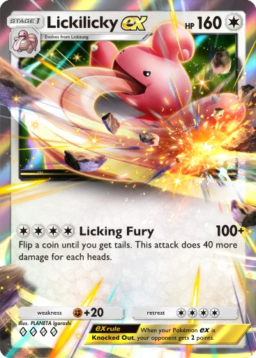 Lickilicky ex (a4b-284) card in Pokémon TCG Pocket