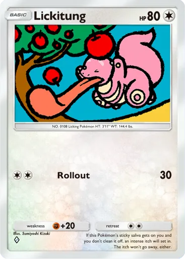Lickitung (a2b-062) card in Pokémon TCG Pocket