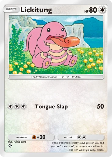 Lickitung (a4b-282) card in Pokémon TCG Pocket