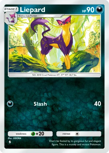 Liepard (a1a-052) card in Pokémon TCG Pocket