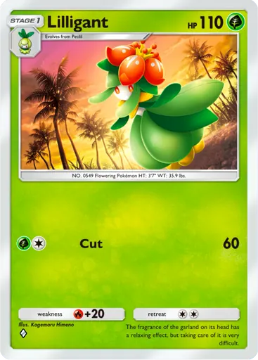 Lilligant (a3a-002) card in Pokémon TCG Pocket