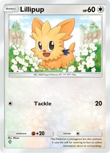 Lillipup (a3a-054) card in Pokémon TCG Pocket