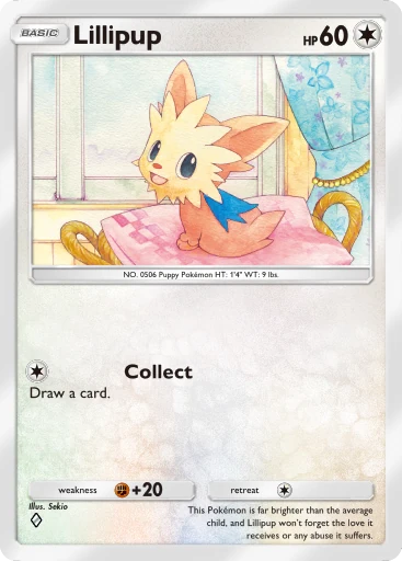 Lillipup (b1-201) card in Pokémon TCG Pocket