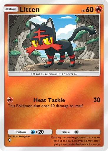 Litten (a4b-079) card in Pokémon TCG Pocket