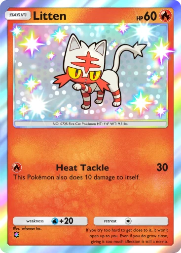 Litten (b1-293) card in Pokémon TCG Pocket