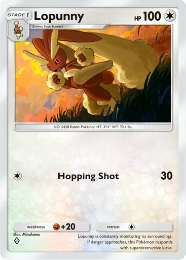 Lopunny (a2b-067) card in Pokémon TCG Pocket
