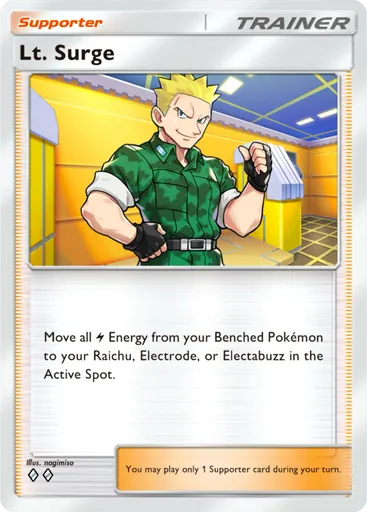 Lt. Surge (a1-226) card in Pokémon TCG Pocket