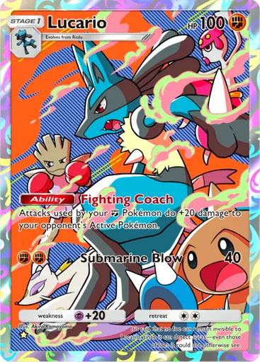 Lucario (a2-170) card in Pokémon TCG Pocket