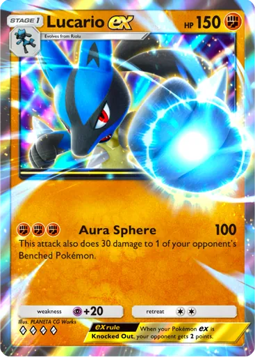 Lucario ex (a2b-043) card in Pokémon TCG Pocket
