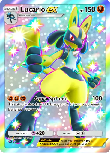 Lucario ex (a2b-110) card in Pokémon TCG Pocket