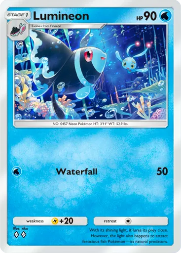 Lumineon (a2-043) card in Pokémon TCG Pocket