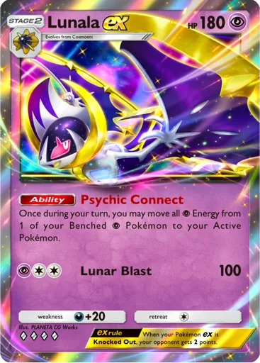 Lunala ex (a3-087) card in Pokémon TCG Pocket