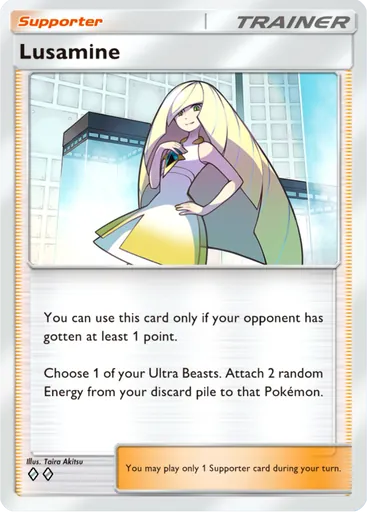 Lusamine (a3a-069) card in Pokémon TCG Pocket