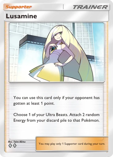 Lusamine (a4b-350) card in Pokémon TCG Pocket