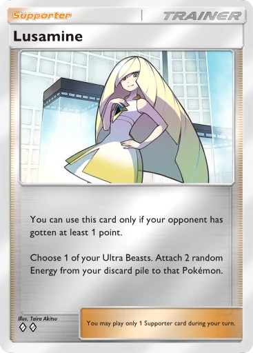 Lusamine (a4b-351) card in Pokémon TCG Pocket