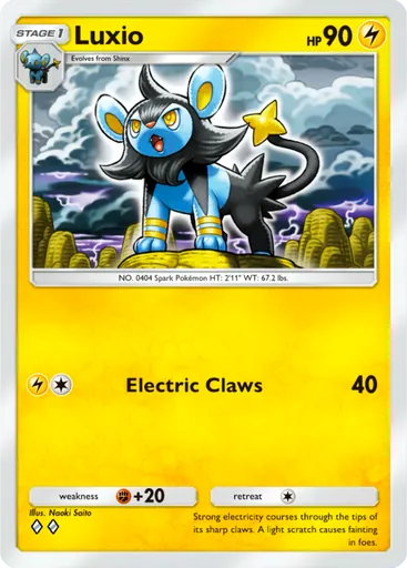 Luxio (a2-059) card in Pokémon TCG Pocket