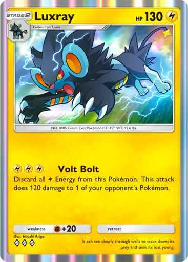 Luxray (a2-060) card in Pokémon TCG Pocket