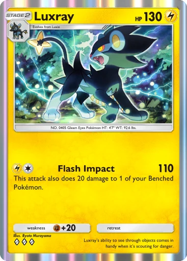Luxray (b1-088) card in Pokémon TCG Pocket