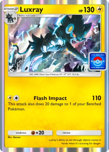 Luxray (pb-004) card in Pokémon TCG Pocket