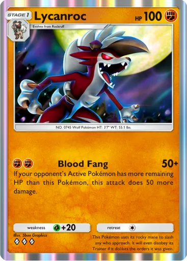 Lycanroc (a3-101) card in Pokémon TCG Pocket