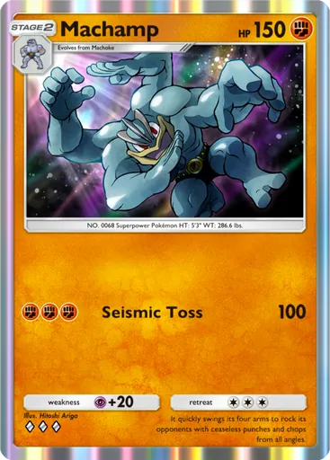 Machamp (a1-145) card in Pokémon TCG Pocket