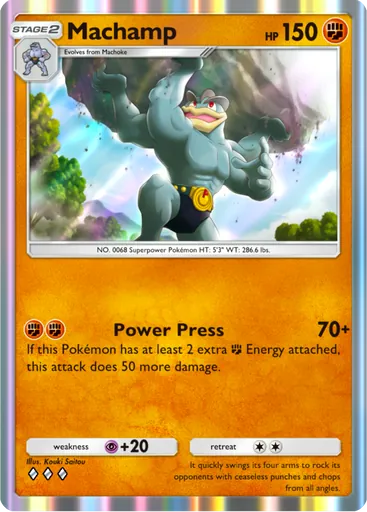 Machamp (a2b-039) card in Pokémon TCG Pocket
