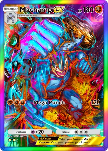 Machamp ex (a1-278) card in Pokémon TCG Pocket
