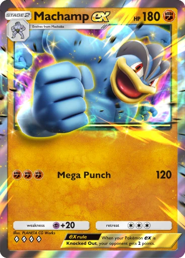 Machamp ex (a4b-193) card in Pokémon TCG Pocket