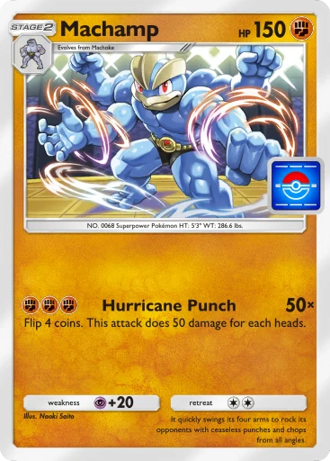 Machamp (pa-114) card in Pokémon TCG Pocket