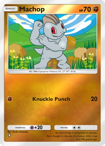 Machop (a4b-190) card in Pokémon TCG Pocket